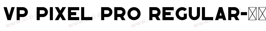 VP Pixel Pro Regular字体转换